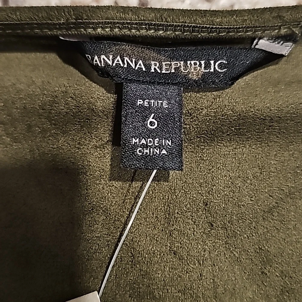 NWT Banana Republic sz 6P green dress - Picture 3 of 14
